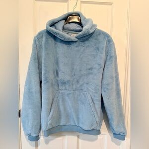 Sky Blue Plush Pullover